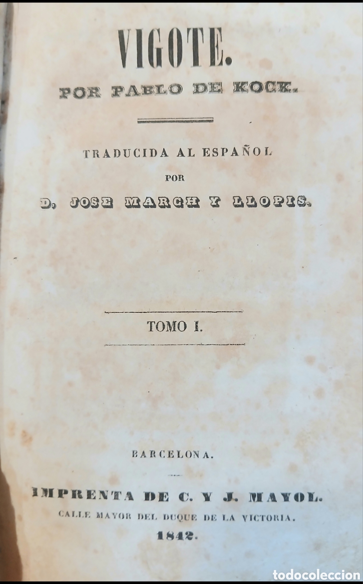 Libros antiguos: Vigote, por Pablo de Kock - Foto 4