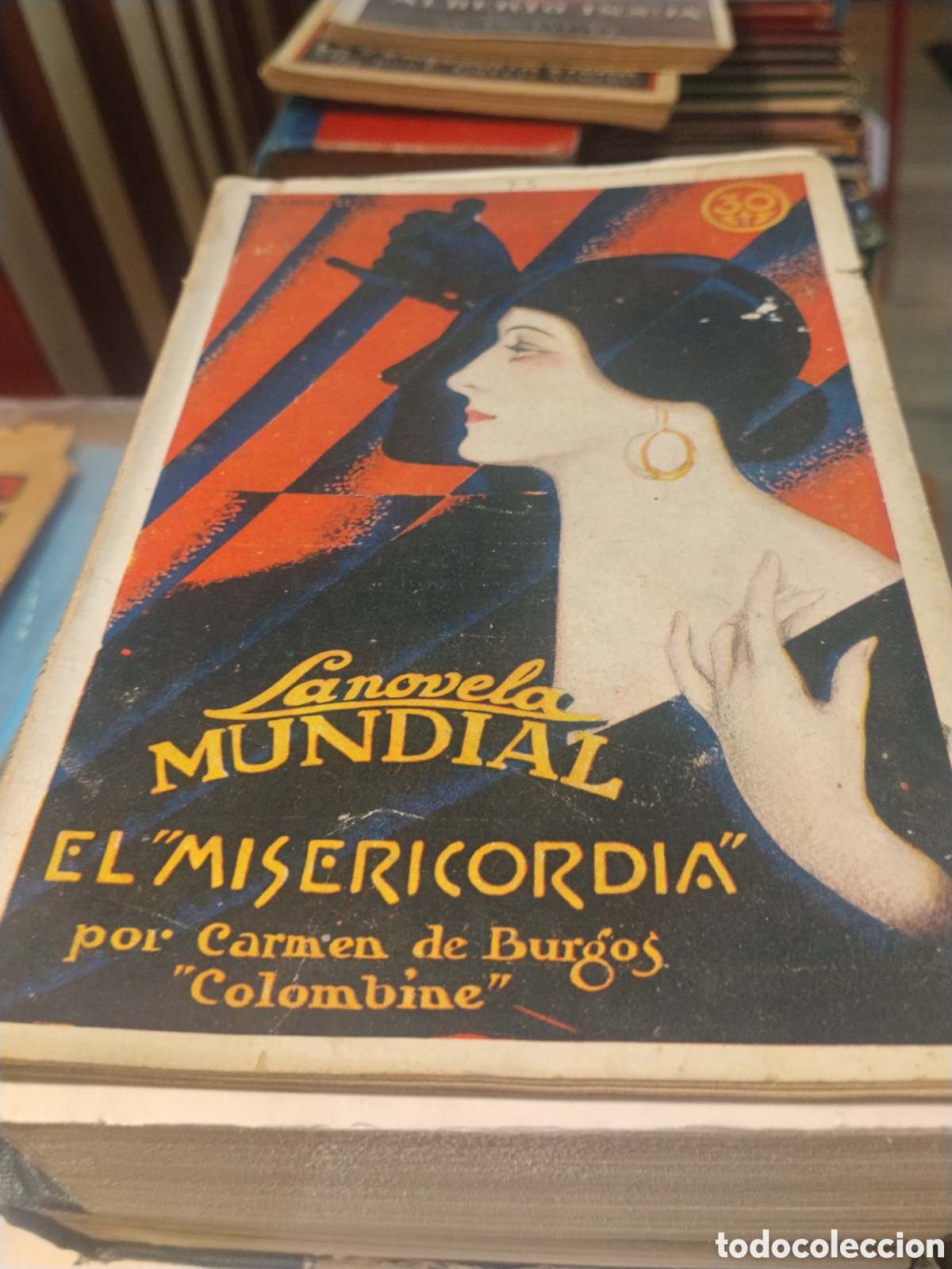 Libros antiguos: Carmen de Burgos. Colombine. El misericordia