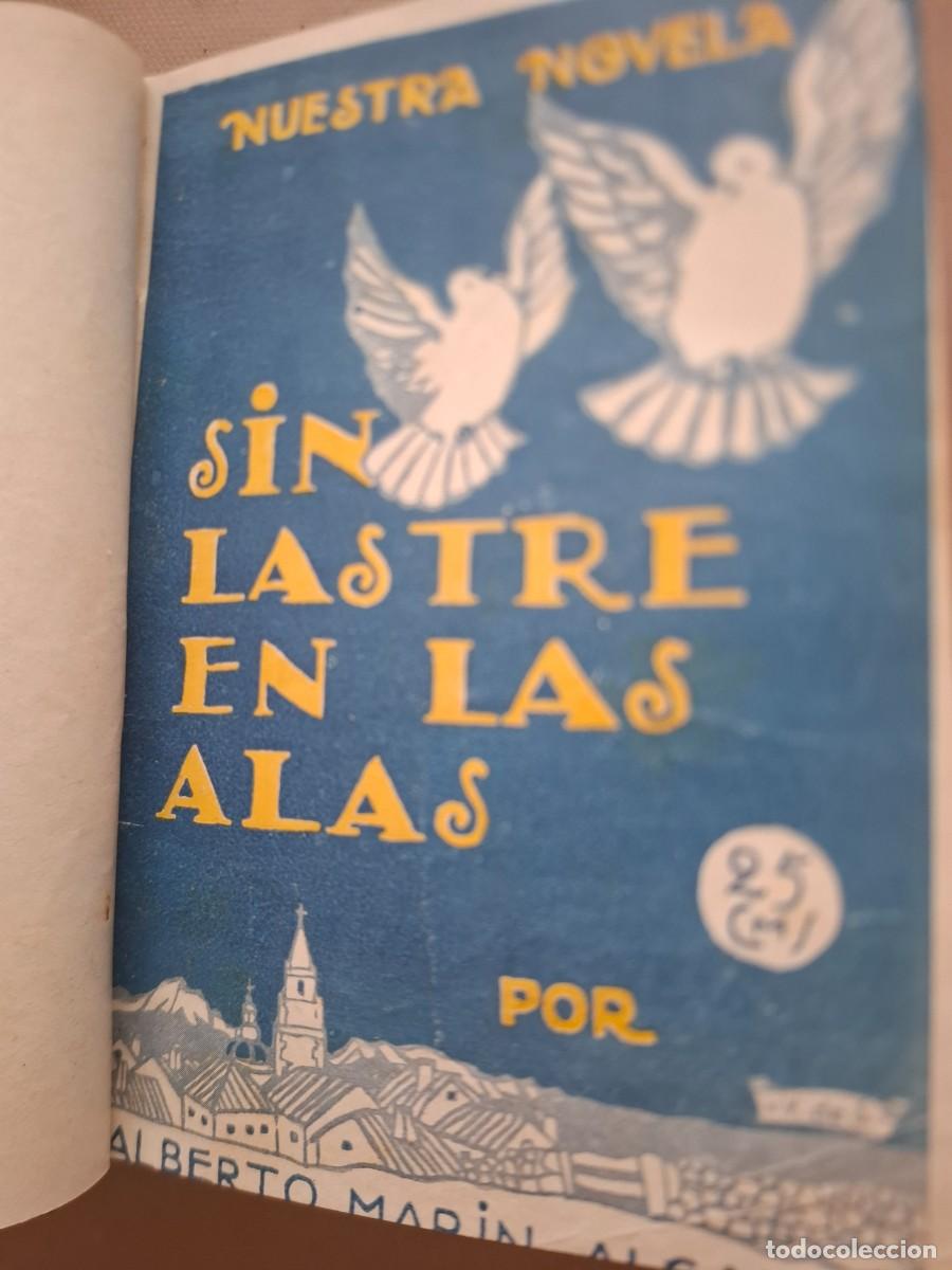 Libros antiguos: 14 novelas de &rdquo; Nuestra novela&rdquo;, encuadernadas- mayo a septiembre 1925