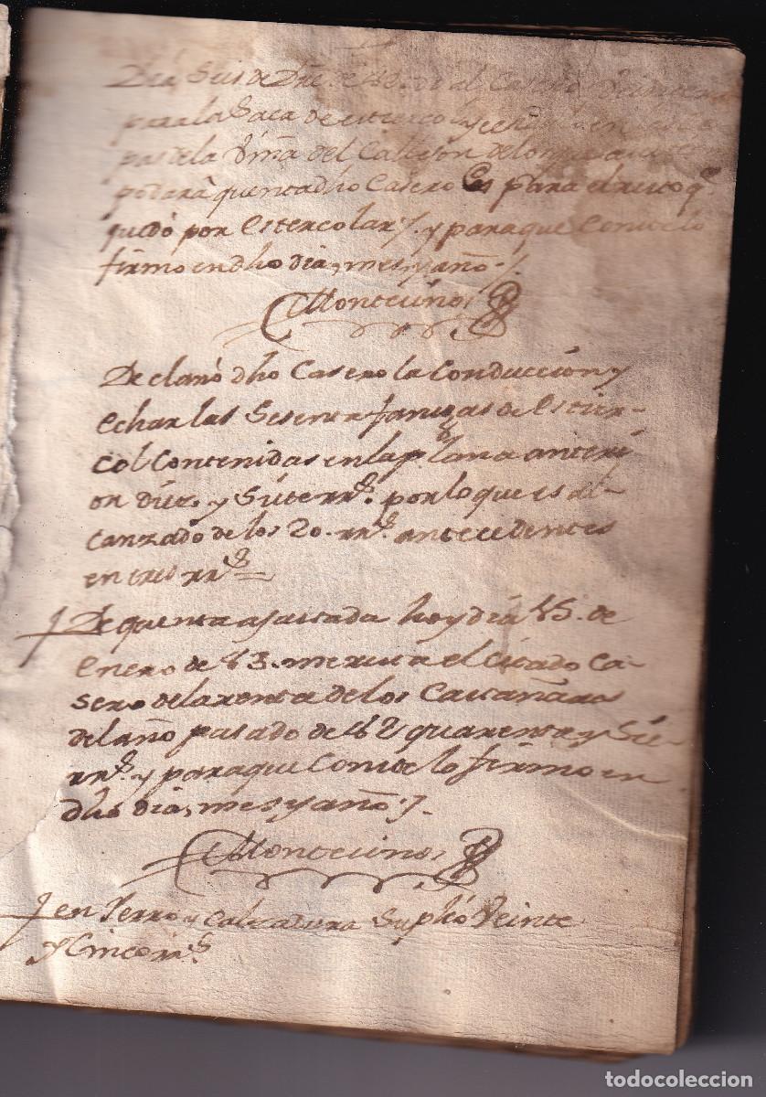 Libros antiguos: CUENTAS DE RAFAEL M. MART&Iacute;N MONTESINOS, CURA DE NAVALOSA, &Aacute;VILA. SIGLO XVIII