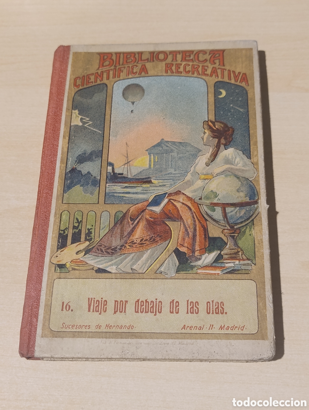 Libros antiguos: Viaje por debajo de las olas