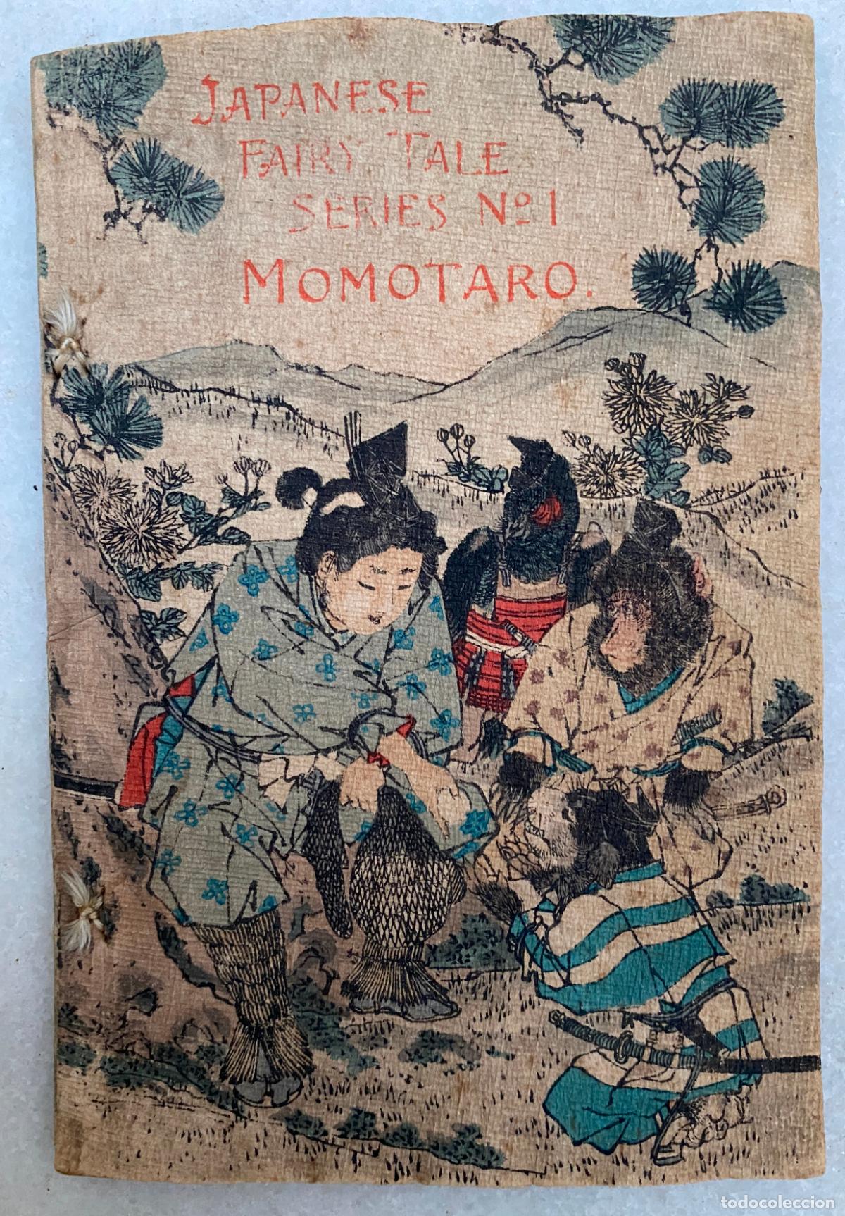 Libros antiguos: Japanese Fairy Tale Series, n&ordm; 1. Momotaro. Tokyo. Published by T. Hasegawa. 1898.