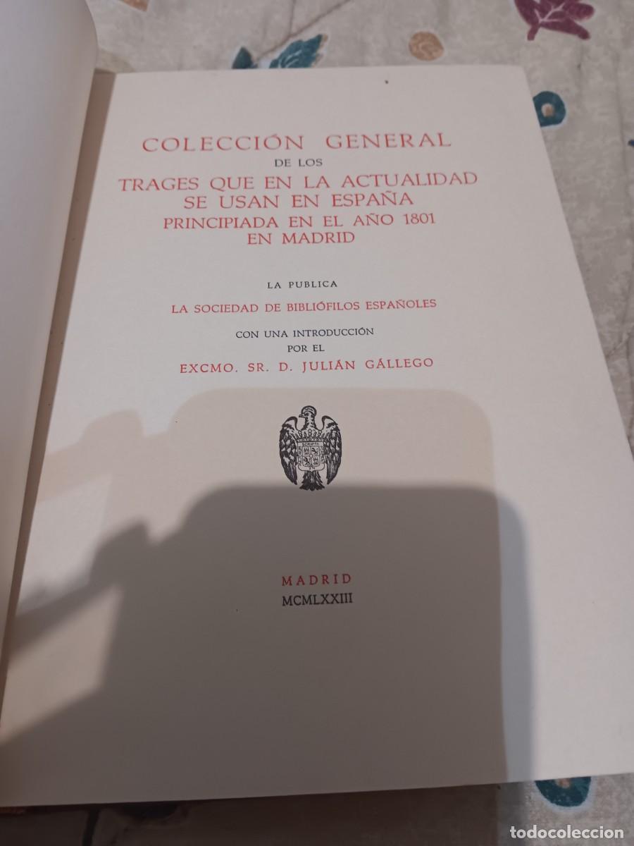 Libros antiguos: Coleccion general de los trajes principiada a&ntilde;o 1808