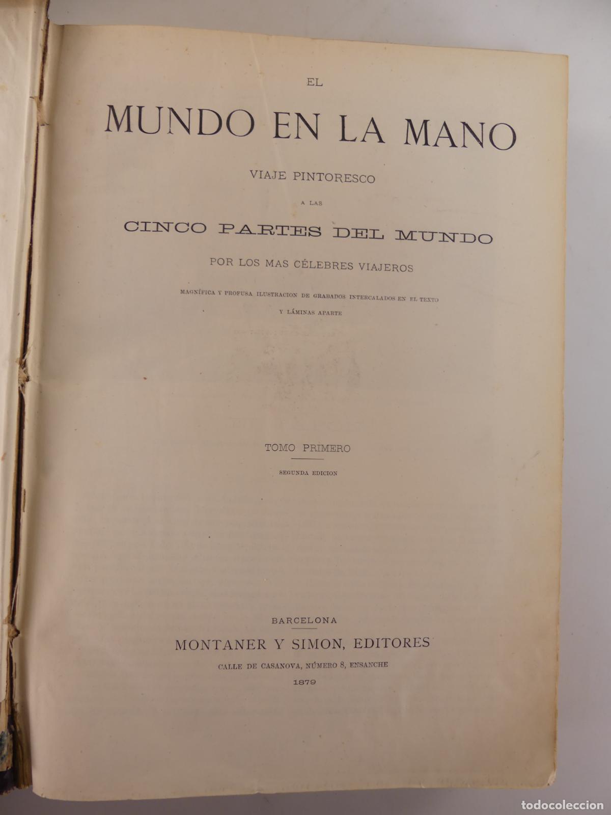 Libros antiguos: 4 TOMOS - EL MUNDO EN LA MANO - Foto 4