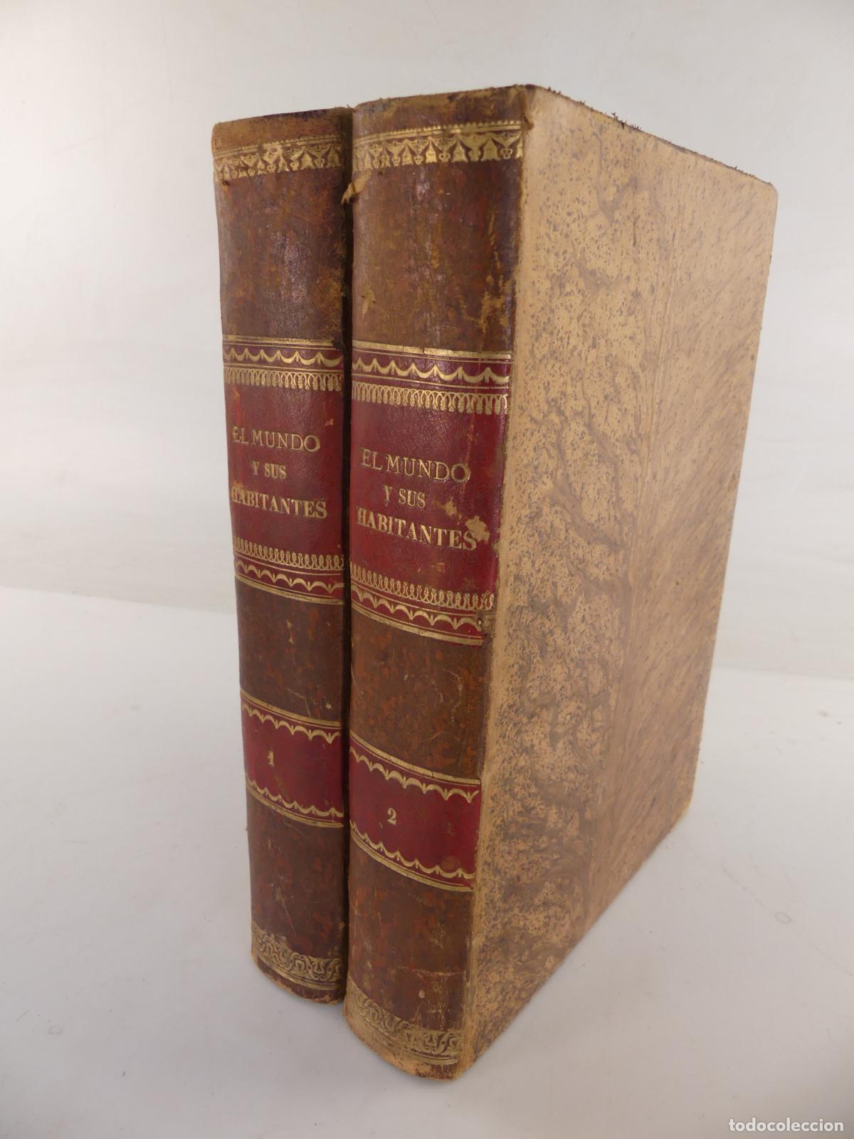Libri antichi: 2 TOMOS - EL MUNDO Y SUS HABITANTES