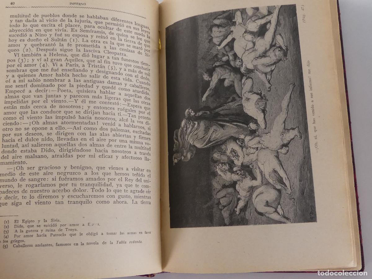 Libros antiguos: LIBRO - LA DIVINA COMEDIA DE DANTE ALIGHIERI - Foto 7