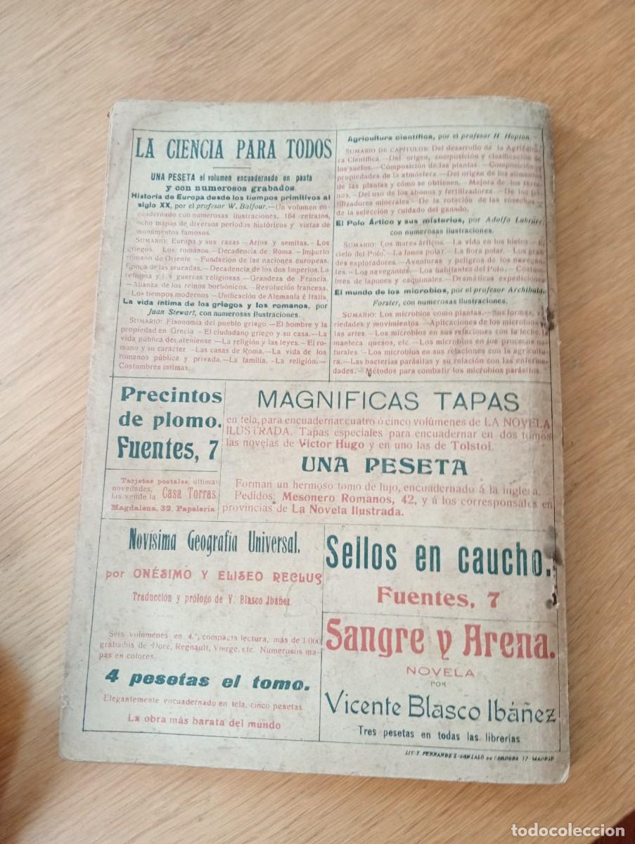 Libros antiguos: LOTE CON DOS EJEMPLARES DE LA NOVELA ILUSTRADA. R&Uacute;STICA. Ca. 1910. - Foto 5