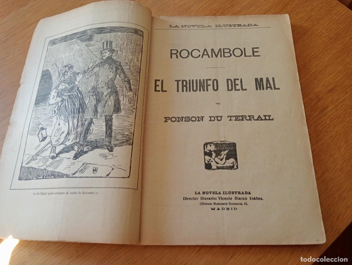 Libros antiguos: LOTE CON DOS EJEMPLARES DE LA NOVELA ILUSTRADA. R&Uacute;STICA. Ca. 1910. - Foto 6