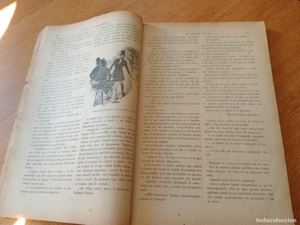 Libros antiguos: LOTE CON DOS EJEMPLARES DE LA NOVELA ILUSTRADA. R&Uacute;STICA. Ca. 1910. - Foto 7