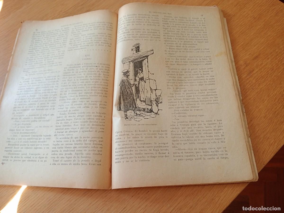 Libros antiguos: LOTE CON DOS EJEMPLARES DE LA NOVELA ILUSTRADA. R&Uacute;STICA. Ca. 1910. - Foto 8