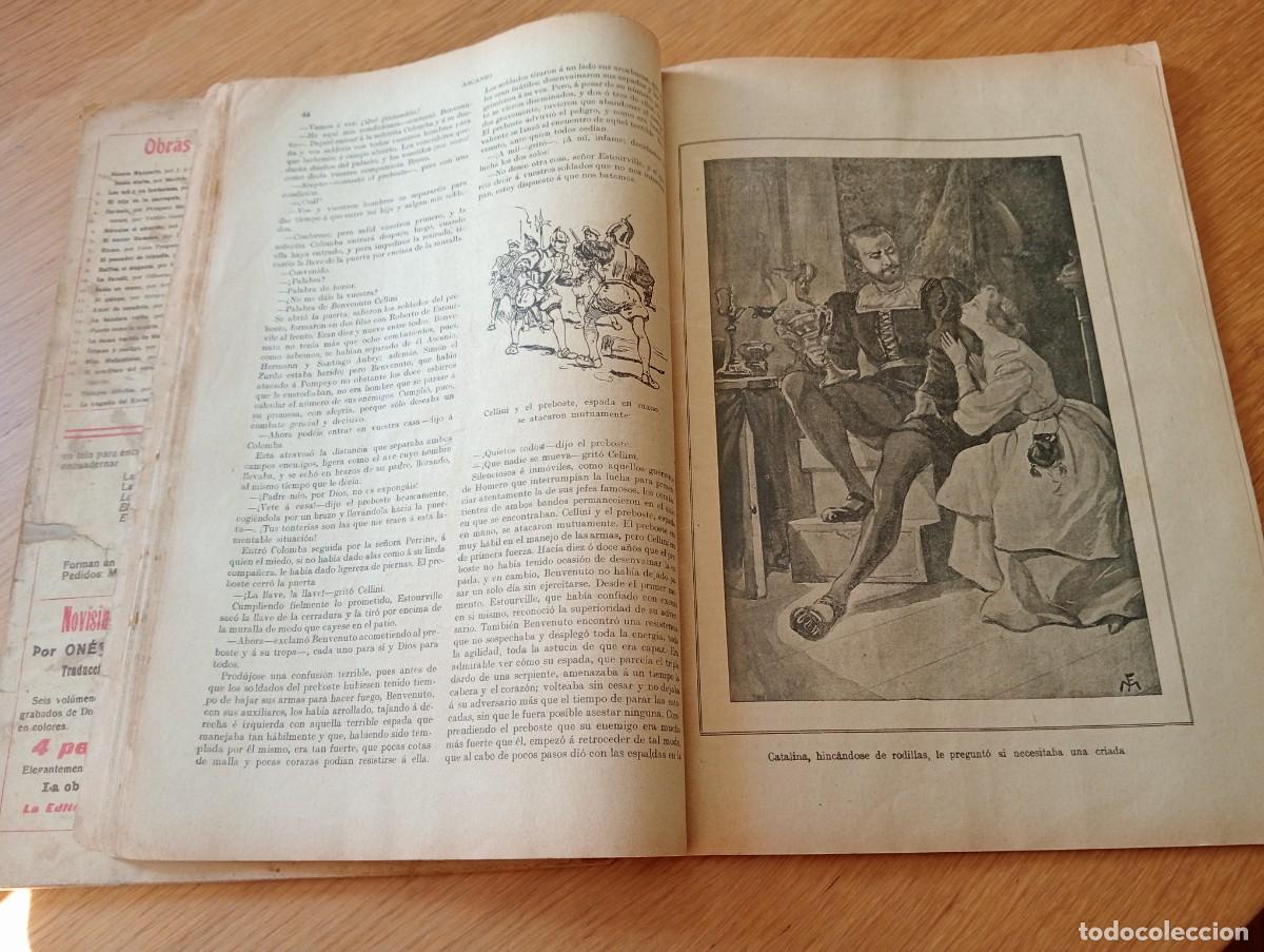 Libros antiguos: LOTE CON DOS EJEMPLARES DE LA NOVELA ILUSTRADA. R&Uacute;STICA. Ca. 1910. - Foto 14