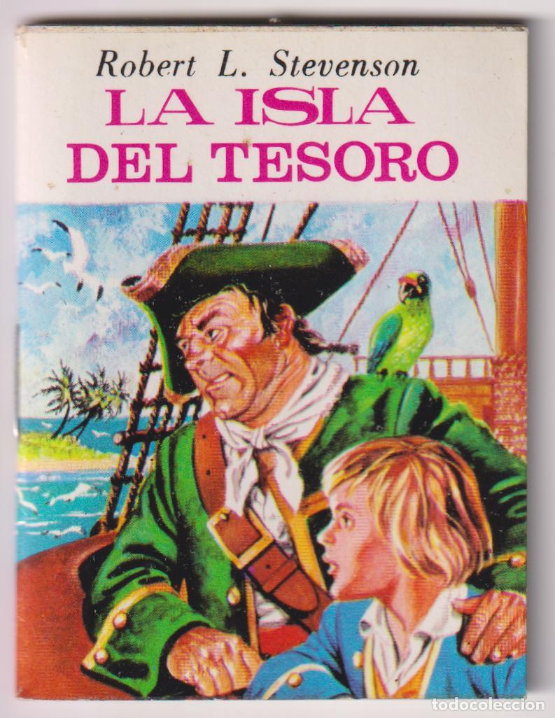 Antiquarische B&uuml;cher: LA ISLA DEL TESORO, ROBERT L.STEVENSON - MINI BIBLIOTECA DE LA LITERATURA UNIVERSAL