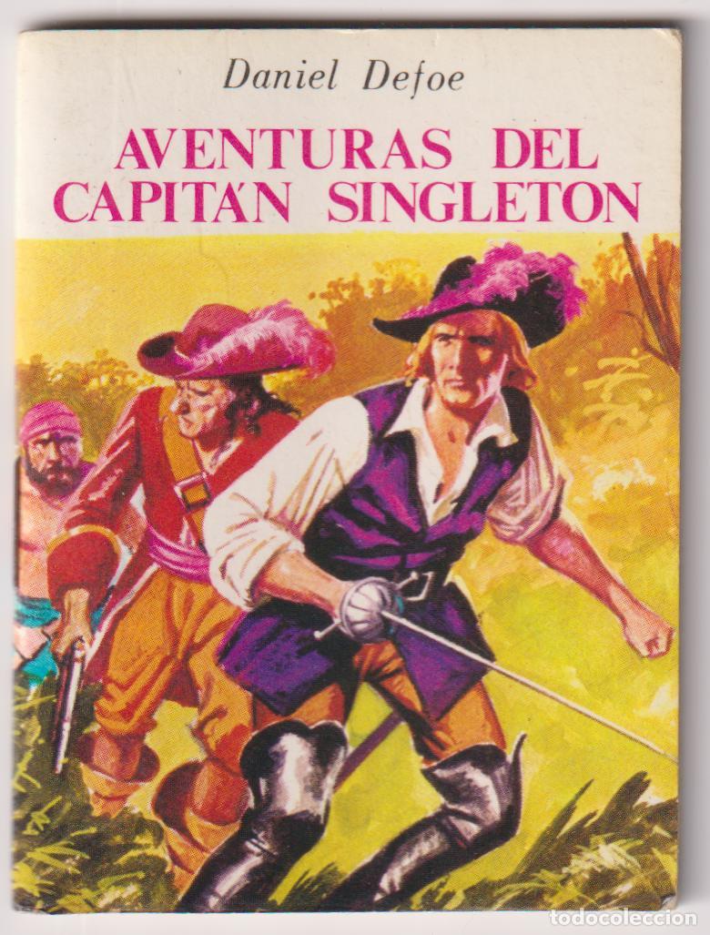 Antiquarische B&uuml;cher: AVENTURAS DEL CAPIT&Aacute;N SINGLETON, DANIEL DEFOE - MINI BIBLIOTECA DE LA LITERATURA UNIVERSAL
