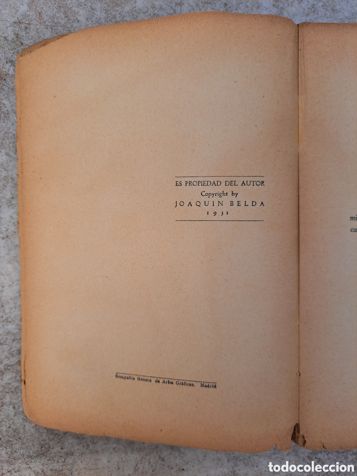 Libros antiguos: LA CU&Ntilde;ADA DE TARQUINO - JOAQUIN BELDA - 1931 - Foto 6