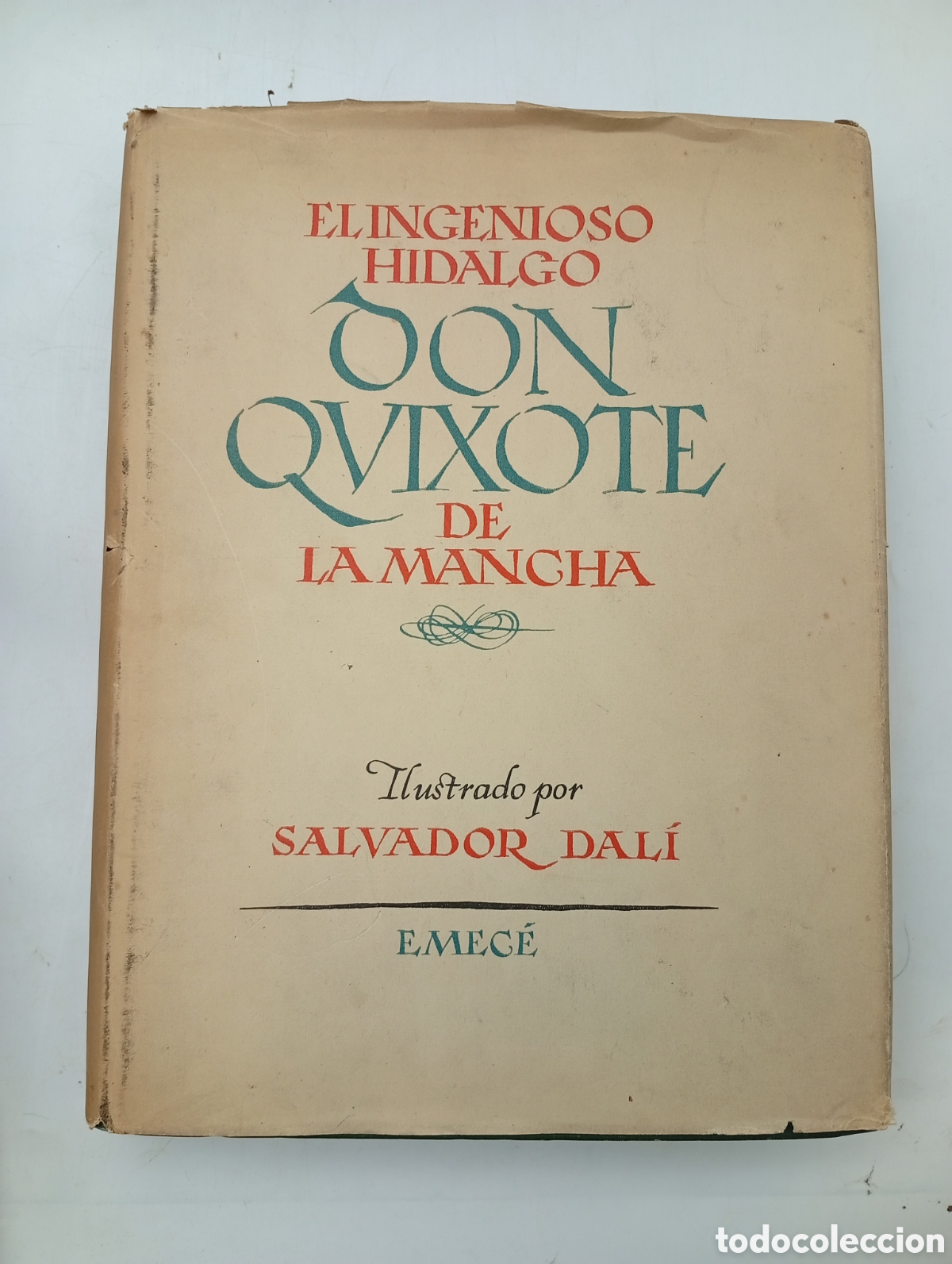 Libros antiguos: Ilustrado por Salvador Dal&iacute; El ingenioso don Quixote de la Mancha
