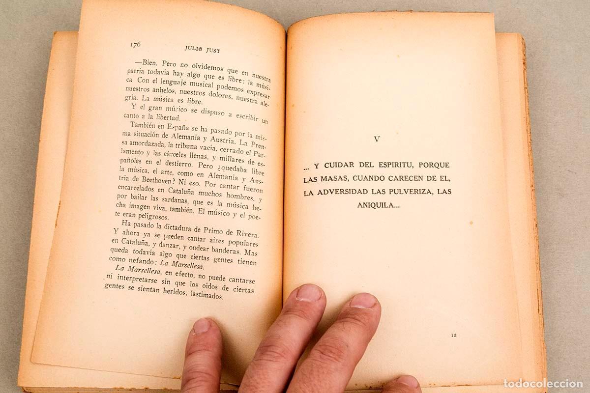 Libros antiguos: LA PLUMA EN LA BARRICADA - JULIO JUST - 1934 - Foto 6