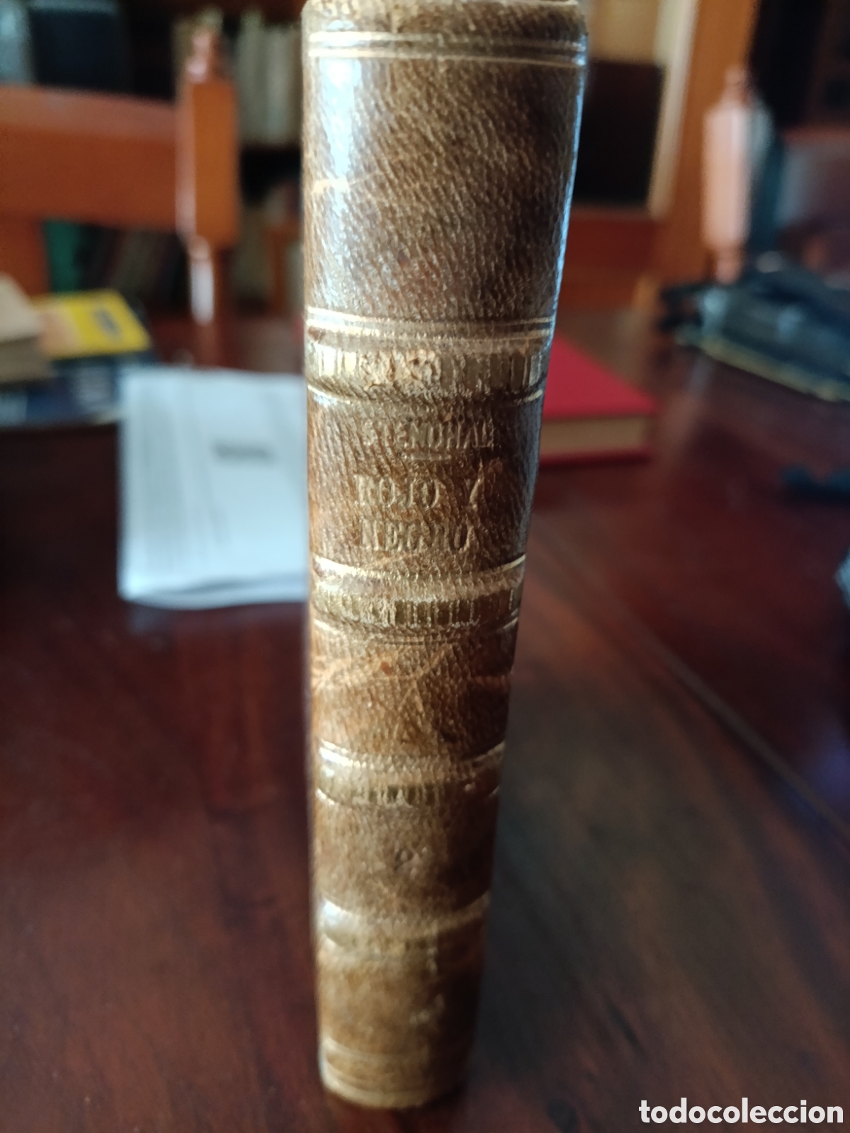 Libros antiguos: Rojo y negro. Stendhal. 1919 - Foto 2