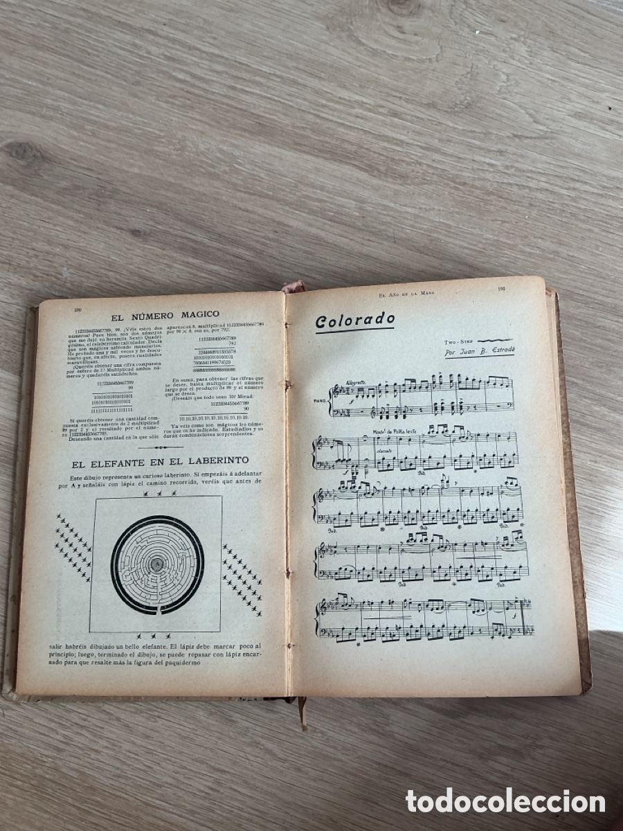 Libros antiguos: El a&ntilde;o en la mano Almanaque 1911 - Foto 3