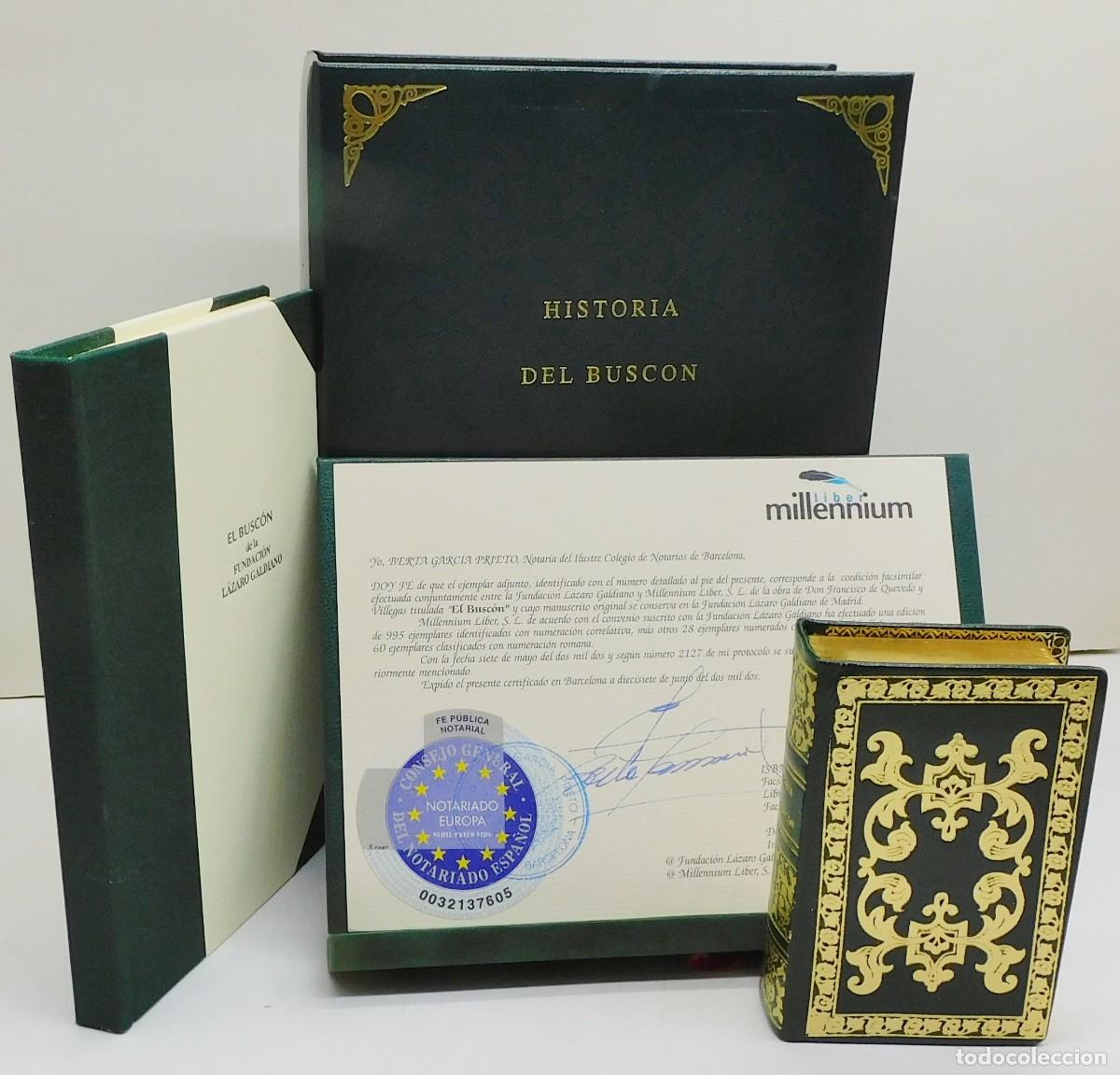 Libros antiguos: QUEVEDO &rdquo;EL BUSC&Oacute;N&rdquo; EDICI&Oacute;N FACS&Iacute;MIL - Foto 1