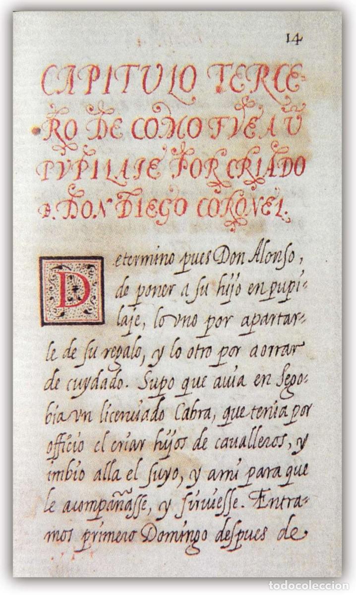 Libros antiguos: QUEVEDO &rdquo;EL BUSC&Oacute;N&rdquo; EDICI&Oacute;N FACS&Iacute;MIL - Foto 16