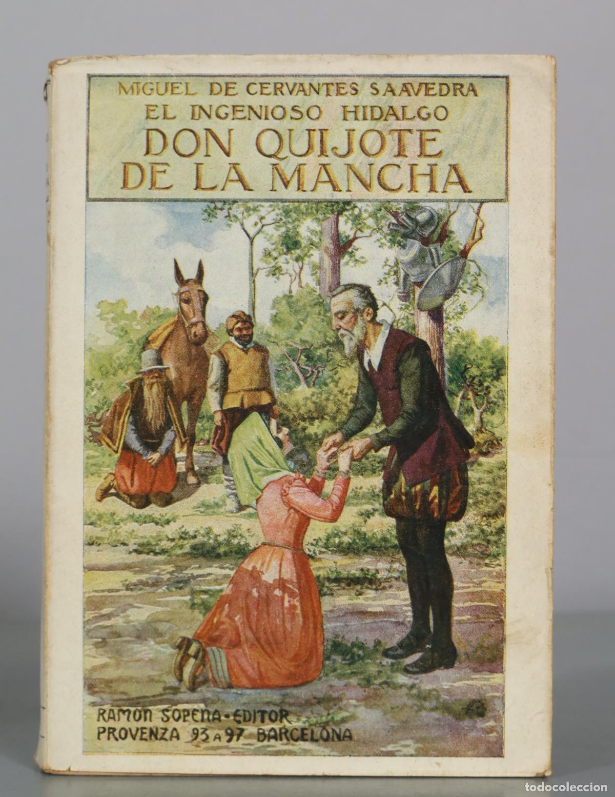 Libros antiguos: El Ingenioso Hidalgo Don Quijote de la Mancha - Miguel de Cervantes Saavedra - Editorial Ram&oacute;n
