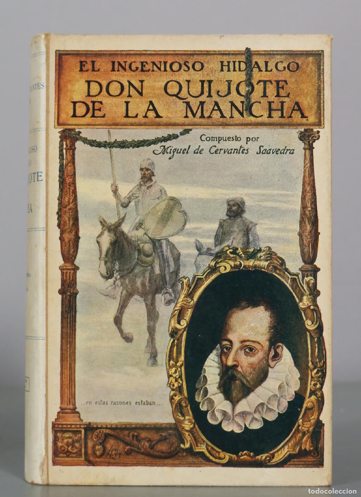 Libros antiguos: El Ingenioso Hidalgo Don Quijote de la Mancha - Miguel de Cervantes Saavedra - Editorial Ram&oacute;n