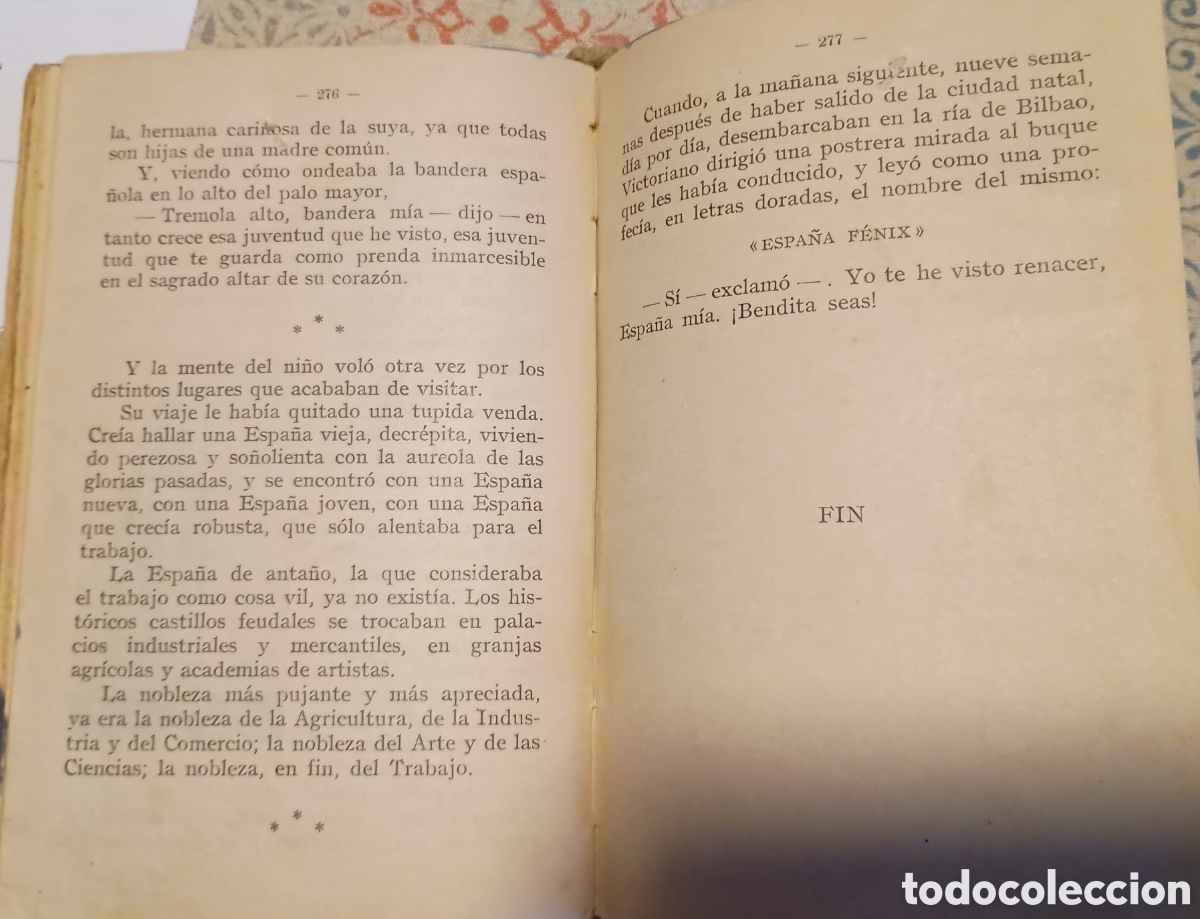 Libros antiguos: Libro de geograf&iacute;a A trav&eacute;s de Espa&ntilde;a - Foto 5