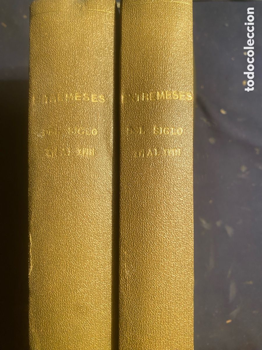 Libros antiguos: EMILIO COTARELO Y MORI (SEL): - COLECCION DE ENTREMESES LOAS, BAILES,JACARAS Y MOJIGANGAS. 2 VOLS. -