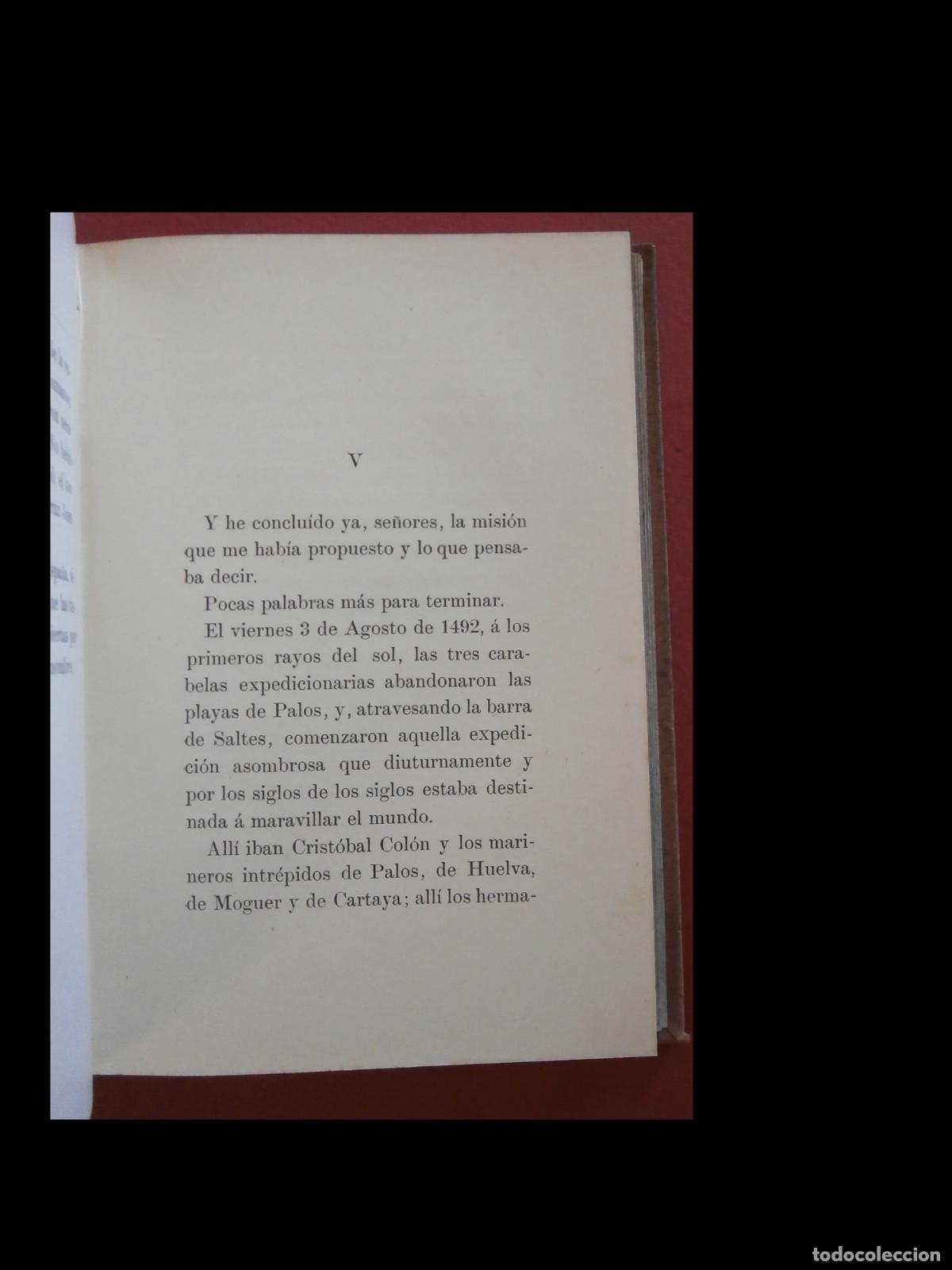 Libros antiguos: Cristobal Colon. Victor Balaguer - Foto 3