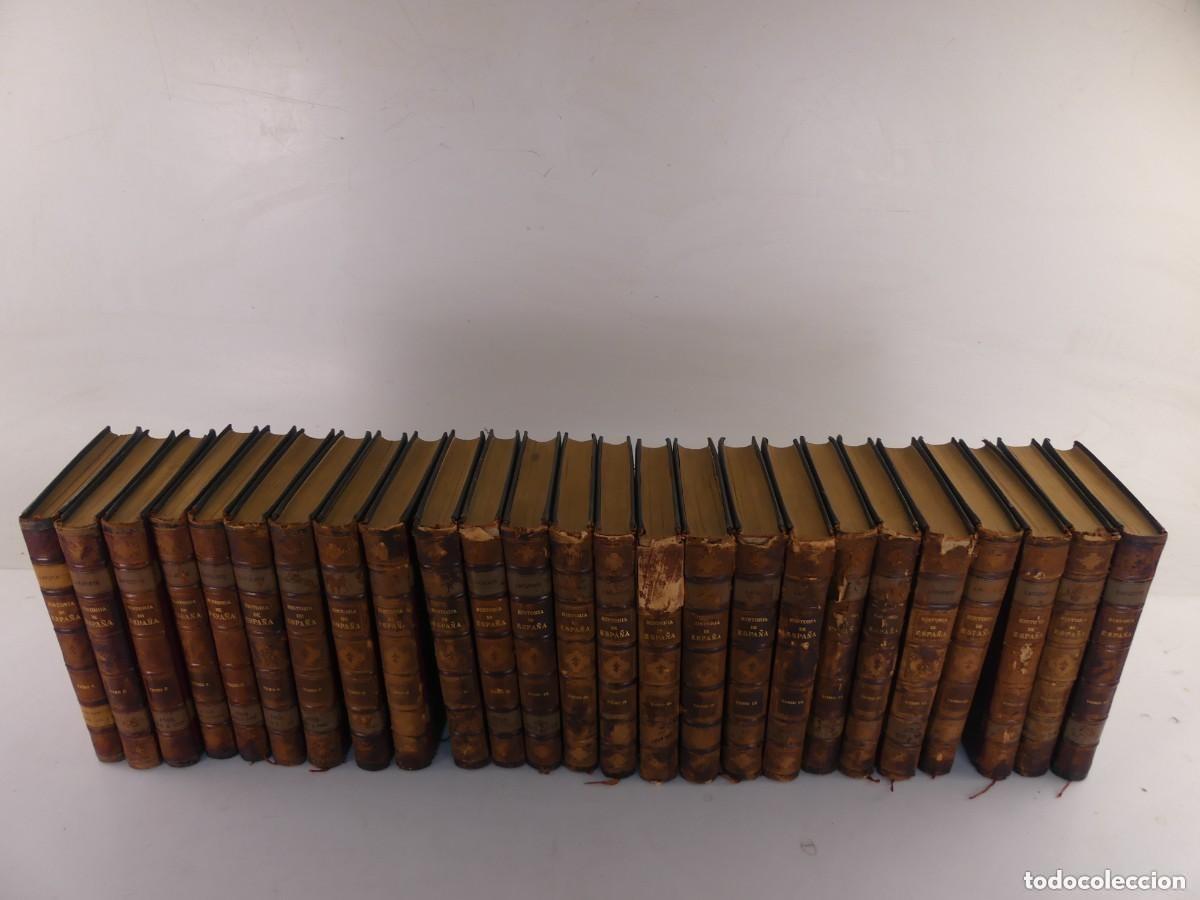 Libros antiguos: TOMOS NUMEROS DE 1 HASTA 25 DE HISTORIA GENERAL DE ESPA&Ntilde;A POR MODESTO LAFUENTE