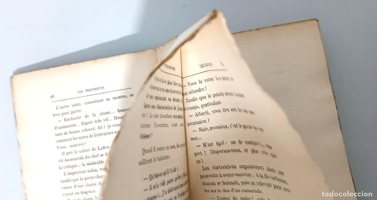 Libros antiguos: Muy rara novela antigua: Los pervertidos. - Foto 5