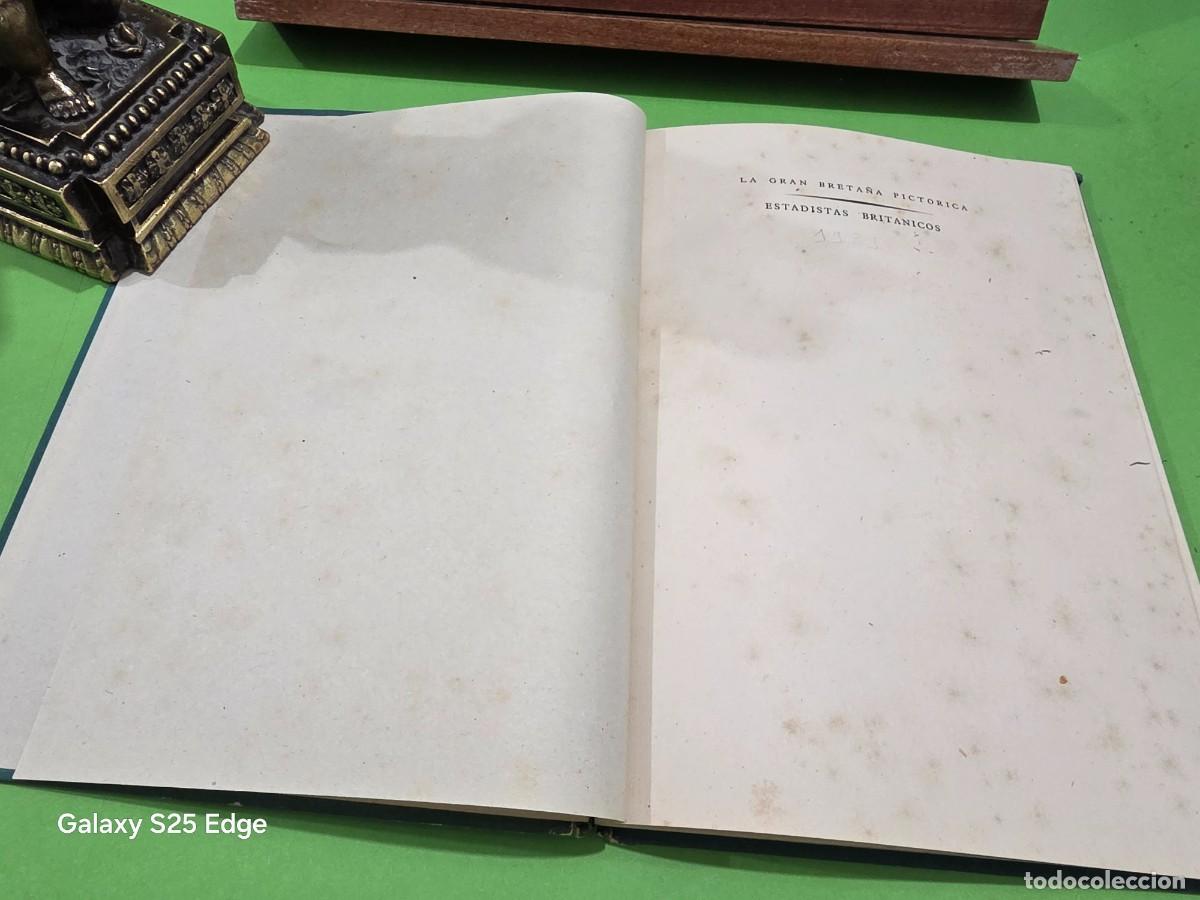 Libros antiguos: &rdquo;&rdquo;ESTADISTAS BRITANICOS&rdquo;&rdquo;...ERNEST BARKER... - Foto 4