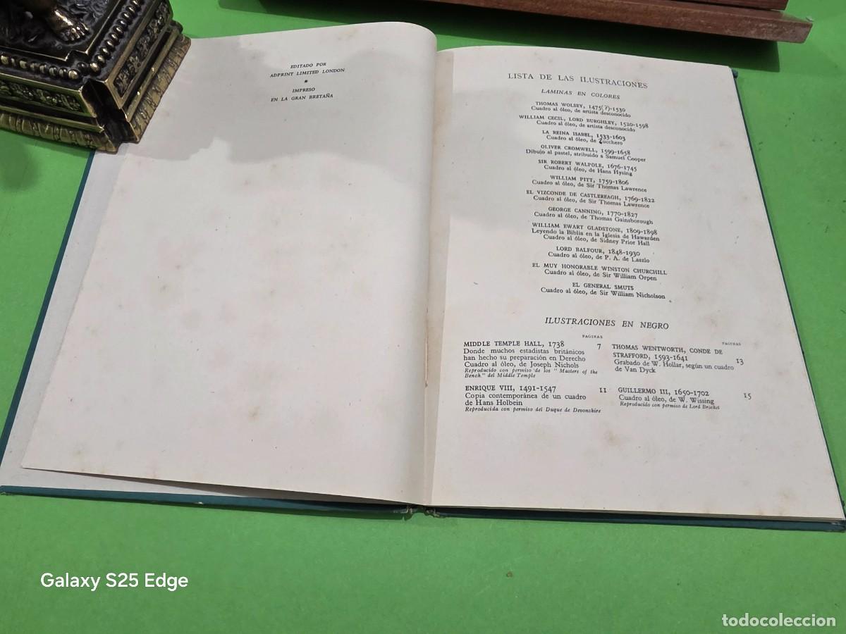 Libros antiguos: &rdquo;&rdquo;ESTADISTAS BRITANICOS&rdquo;&rdquo;...ERNEST BARKER... - Foto 6