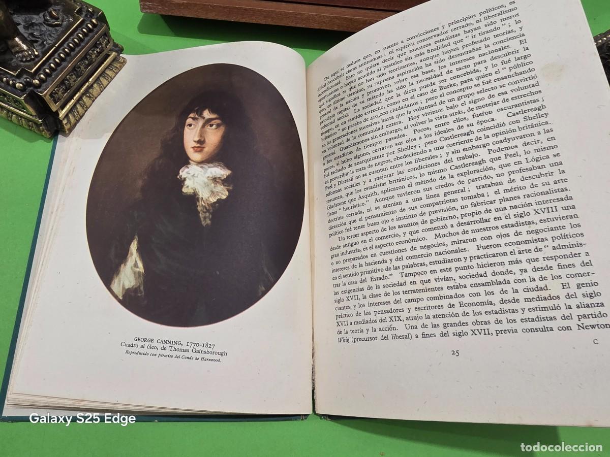 Libros antiguos: &rdquo;&rdquo;ESTADISTAS BRITANICOS&rdquo;&rdquo;...ERNEST BARKER... - Foto 16
