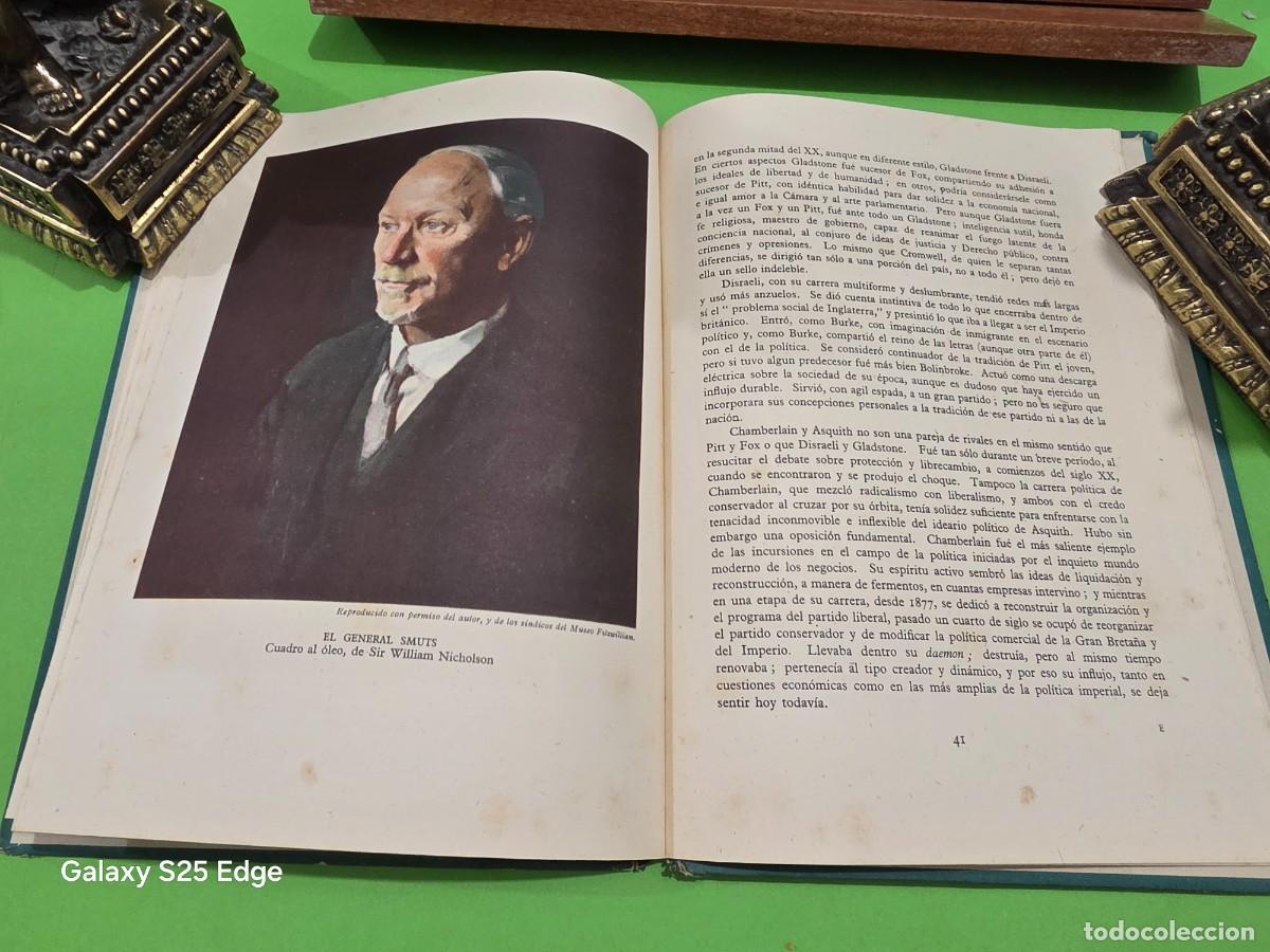 Libros antiguos: &rdquo;&rdquo;ESTADISTAS BRITANICOS&rdquo;&rdquo;...ERNEST BARKER... - Foto 17