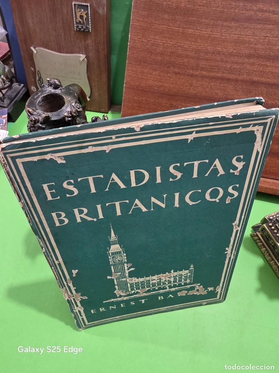 Libros antiguos: &rdquo;&rdquo;ESTADISTAS BRITANICOS&rdquo;&rdquo;...ERNEST BARKER... - Foto 24