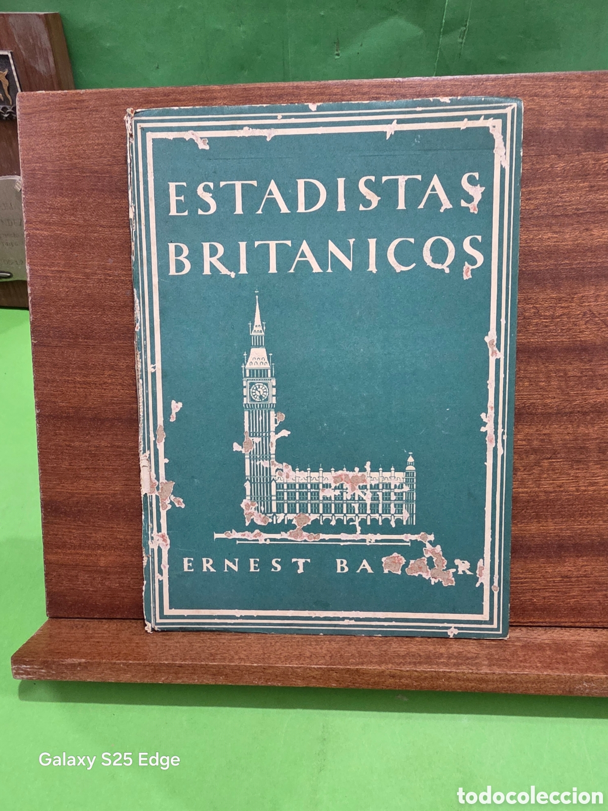 Libros antiguos: &rdquo;&rdquo;ESTADISTAS BRITANICOS&rdquo;&rdquo;...ERNEST BARKER... - Foto 1