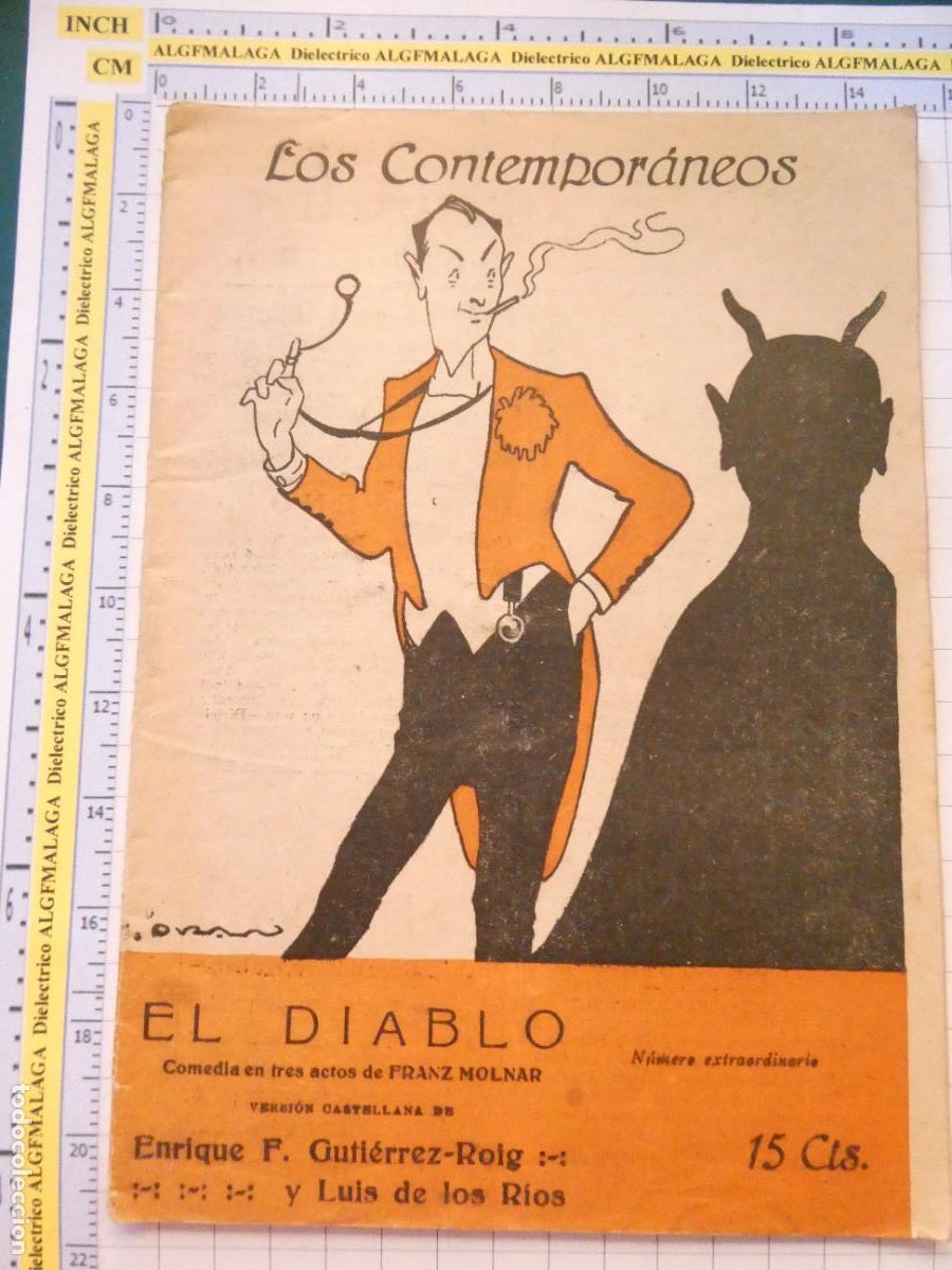 Libros antiguos: REVISTA LOS CONTEMPORANEOS 620 A&Ntilde;O 1920. COMEDIA EL DIABLO FRANZ MOLNAR. ENRIQUE GUTIERREZ. 30GR
