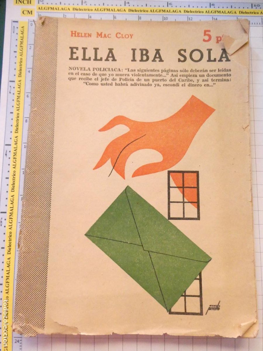 Libros antiguos: REVISTA LITERARIA NOVELAS Y CUENTOS 1091 A&Ntilde;O 1952. ELLA IBA SOLA HELEN MAC CLOY. 100GR