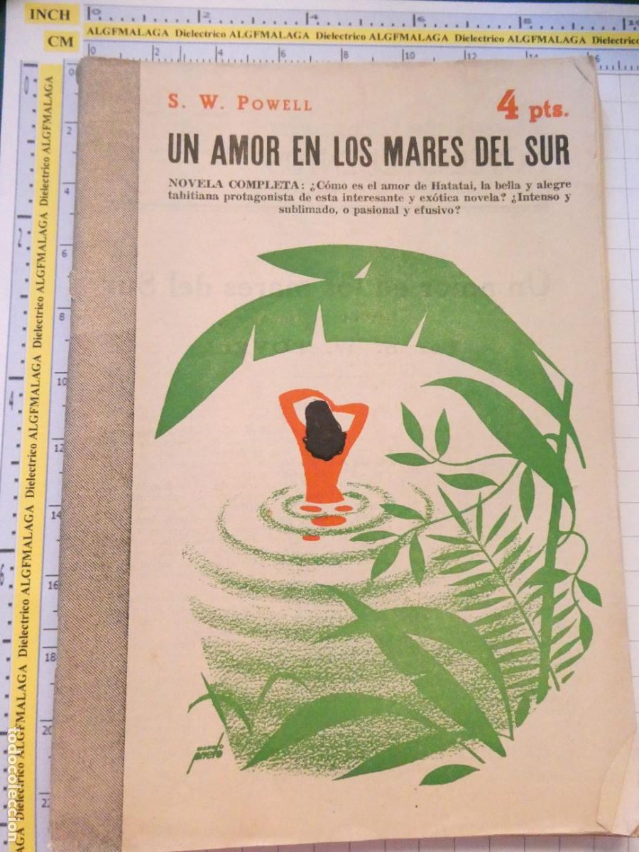 Libros antiguos: REVISTA LITERARIA NOVELAS Y CUENTOS 1072 A&Ntilde;O 1951 UN AMOR EN LOS MARES DEL SUR SW POWELL. 80GR