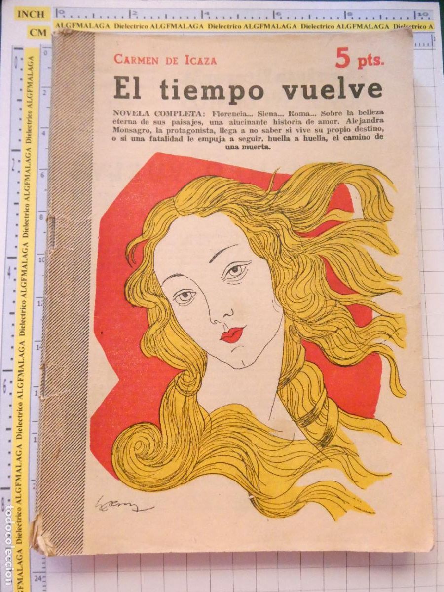 Libros antiguos: REVISTA LITERARIA NOVELAS Y CUENTOS 1083 A&Ntilde;O 1952 EL TIEMPO VUELVE CARMEN DE ICAZA. 100GR