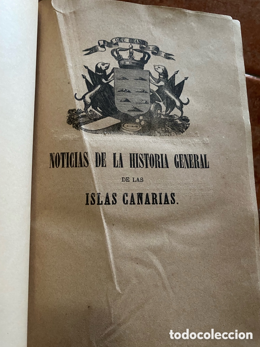 Libros antiguos: Historia de canarias siglo xix - Foto 5