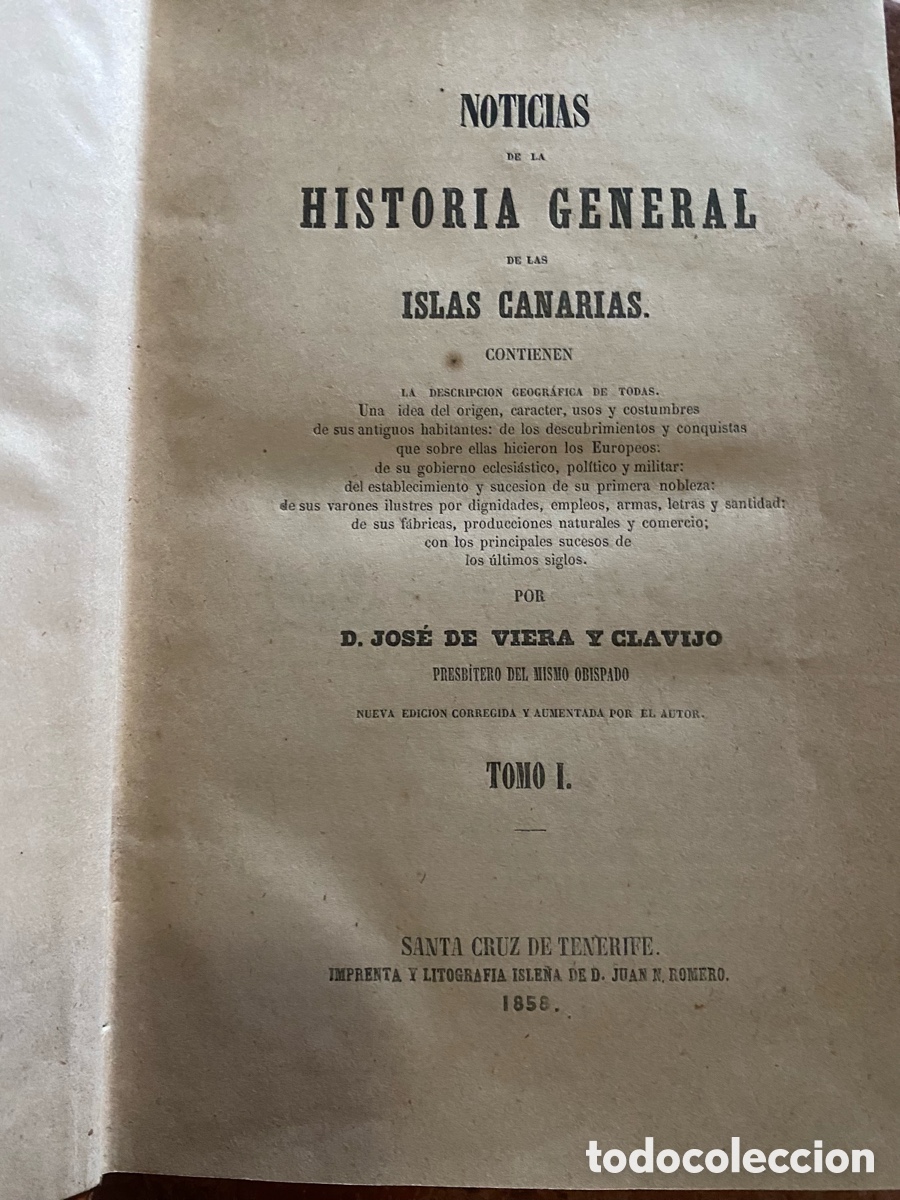 Libros antiguos: Historia de canarias siglo xix - Foto 9