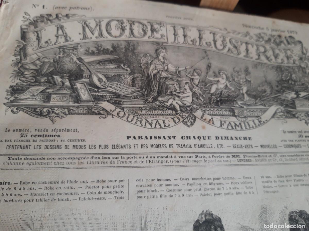 Libros antiguos: Encuadernable Le Mode Ilustree 1879 - Foto 10