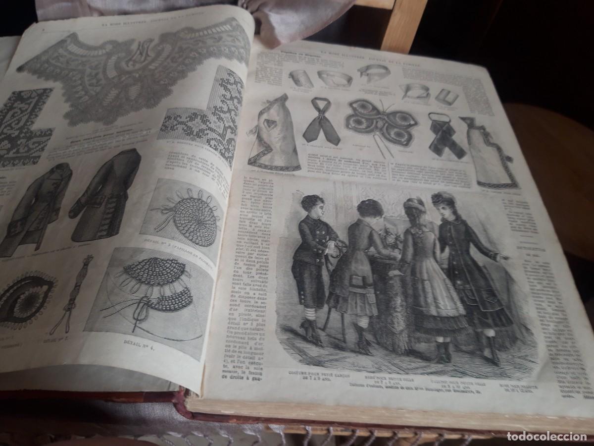 Libros antiguos: Encuadernable Le Mode Ilustree 1879 - Foto 11