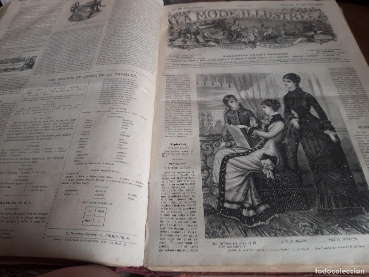 Libros antiguos: Encuadernable Le Mode Ilustree 1879 - Foto 13