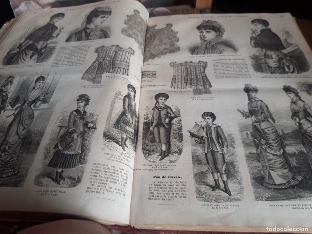 Libros antiguos: Encuadernable Le Mode Ilustree 1879 - Foto 14