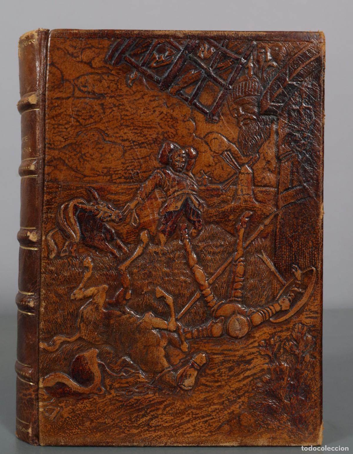 Libros antiguos: El ingenioso hidalgo Don Quijote de la Mancha - Miguel de Cervantes Saavedra - Saturnino 1904