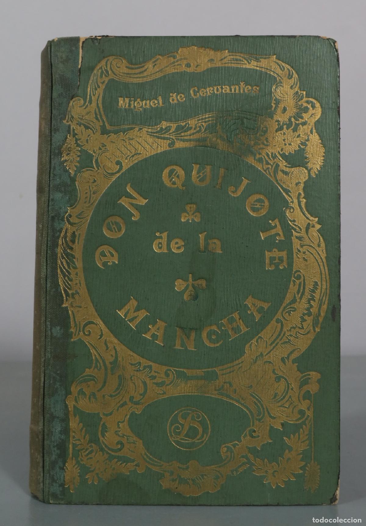Libros antiguos: El Ingenioso Hidalgo Don Quijote de la Mancha - Miguel de Cervantes Saavedra - Libreria Salesiana