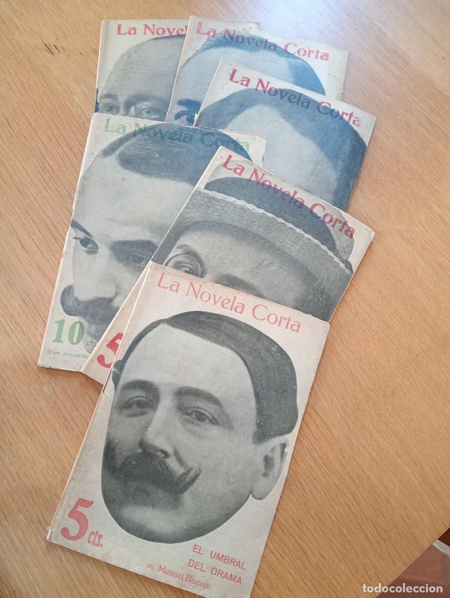 Libros antiguos: LOTE CON 6 EJEMPLARES DE LA NOVELA CORTA. DIRECTOR: J. DE URQU&Iacute;A. GRAPA. 1916 &ndash; 17.